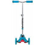 Самокат для детей Novatrack Disco-kids Basic, свет.колеса PU пер.120*24  задн.76*24мм, эргоно