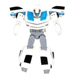 Трансформер 2в1 BONDIBOT Bondibon робот-автомобиль, белая полиция, BOX 20,5x24,5х9 см, арт. M7412-17.