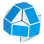 Игра-головоломка Smart Призмы, 24 сегмента, Bondibon, сине-белая змейка, PVС 13х15х7,5 см, арт.YJ6609