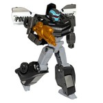 Трансформер 2в1 BONDIBOT Bondibon робот-автомобиль, чёрная полиция, BOX 20,5x24,5х9 см, арт. M7412-18.