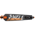 Самокат для детей NOVATRACK JUNGLE сталь+пластик, складной, эргономичный Y-руль с нескладными рукоят