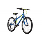 Велосипед NOVATRACK 24" RACER сталь 12'', синий, 6 скор.TZ500/TS-38/SG-6S, V-brake