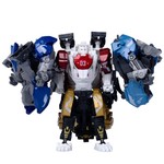 Трансформер 2в1 BONDIBOT Bondibon, мет. детали, ВОХ 15,5x9,5x4,5 см, робот-волк.