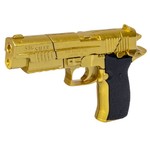 Трансформер 2в1 BONDIBOT Bondibon, мет. детали, CRD pvc 18,5x13,5x3,7см, робот-пистолет Sig Sauer Р226, цвет золотой.