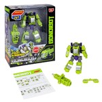 Трансформер 2в1 BONDIBOT Bondibon, робот-строит.техника ( дорожный каток), BOX 28,5x23x9,5 см,цвет зелёный, арт.05.