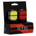 Комплект фонарей STG JY-6217F/6217T, 70/25 lm,  300/300 mAh, USB