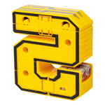 Трансформер 2в1 BONDIBOT Bondibon PB 13x7x4 см, розовый пластик.бокс, цифра"5".