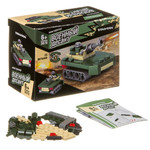 Конструктор Bondibon, Военный Десант, Танк, 25 дет., 2в1, BOX
