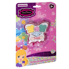 Набор детской декор., косметики Bondibon Eva Moda, CRD 10х1,5х20 см;тени для век -4шт.(2,3г) / аппликатор -1шт.,арт.J-306.