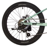 Велосипед NOVATRACK 20" TIGER, магнезиевая.рама, светло-зелёный, 6-скор, TY21/TS38, диск.тор.STG