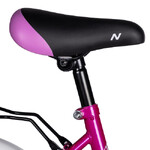 Велосипед NOVATRACK 16", VECTOR, фуксия, полная защита цепи, тормоз нож., крылья,  багажник
