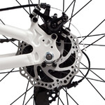 Велосипед NOVATRACK 24" NOVARA алюм.рама 10, белый, 6-скор,TY300/TS38/TZ500I, диск.торм.STG, жёсткая