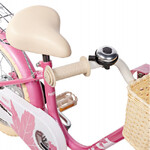 Велосипед NOVATRACK 18" MAPLE, розовый, полная защита цепи,тормоз нож.,крылья, багажник, передняя ко