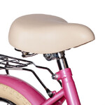 Велосипед NOVATRACK 18" MAPLE, розовый, полная защита цепи,тормоз нож.,крылья, багажник, передняя ко