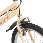 Велосипед NOVATRACK 20" ALICE песочный,  стальная рама, 6 скор., Shimano TY21/Microshift TS38, V- br