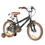 Велосипед NOVATRACK 18" VALIANT, сталь, чёрный, полная защита цепи, ручной передний и задний тормоз,
