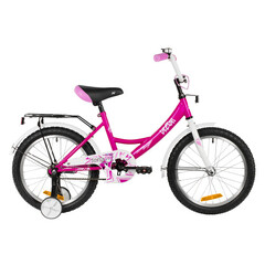 Велосипед NOVATRACK 20" VECTOR фуксия, тормоз нож, крылья, багажник, защита цепи