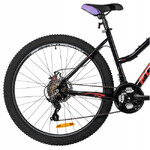 Велосипед FOXX 26" LATINA черный, сталь, размер 19"