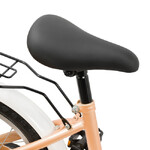 Велосипед FOXX 16" SIMPLE персиковый, сталь, тормоз нож, крылья, багажник, полная защ.цепи, передняя