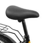 Велосипед FOXX 16" SIMPLE чёрный, сталь, тормоз нож, крылья, багажник, полная защ.цепи