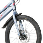 Велосипед FOXX 20" DIFFER серый,  стальная рама, 6 скор., Microshift MS21/Microshift TS38, дисковый