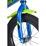 Велосипед NOVATRACK 14", EXTREME, синий, полная защита цепи,  тормоз нож, короткие крылья, нет багаж