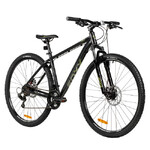 Велосипед FOXX 29" CAIMAN черный, сталь, размер 22