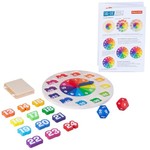 Развивающие игры из дерева Bondibon Чудо часики «ТИКИ-ТАК», BOX 22,5×3×22,5 см