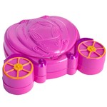 Набор детской декорат. косметики Bondibon Eva Moda, BOX 27,5х23х5,8 см, косметичка-карета 2-уровневая с зеркальцем, тенями для век с блёстками (9 оттенков; 6,3г), аппликатором, помадами (2цвета; 1,6г) и лаком для ногтей (8г), арт.10258H2.