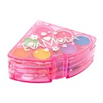 Набор детской декор. косметики Bondibon Eva Moda, BOX 21,5*18*3 см; 2 заколки , косметичка-долька с зеркальцем, 4х-уровневая, раздвижная: тени для век 8 оттенков (2г), блеск для губ 6 оттенков (4,8г), 1 аппликатор-кисточка; арт.20238H2.
