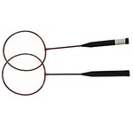 Бадм. ракетка алюм. 2шт.и волан в сетке 63,5см. High Quality Badminton BD030