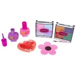 Набор детской декор., косметики Bondibon Eva Moda, CRD 19х1,8х26 см; блестящие тени для век -4шт.(5г) / тени для век -4шт.(5,4г) / лак для ногтей -2шт.(13мл) / блеск для губ-1шт.(2г) / пилочка для ногтей -1шт. / кисть -1шт.,арт.J-606.