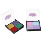 Набор детской декор., косметики Bondibon Eva Moda, CRD 19х1,8х26 см; блестящие тени для век -4шт.(5г) / тени для век -4шт.(5,4г) / лак для ногтей -2шт.(13мл) / блеск для губ-1шт.(2г) / пилочка для ногтей -1шт. / кисть -1шт.,арт.J-606.