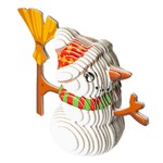 Новогодний набор Пазл 3D "Снеговик" BONDIBON, 28 деталей.