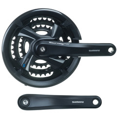 Система шатунов Shimano FC-TX801,TOURNEY TX,FOR REAR 7/8-SPEED, 175MM, 48X38X28TW/CG, CHAIN CASE COM